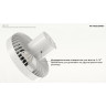 Портативный вентилятор для кемпинга NITECORE NEF10 White (белый) 22317